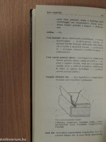 Bőr- és cipőipari minilexikon