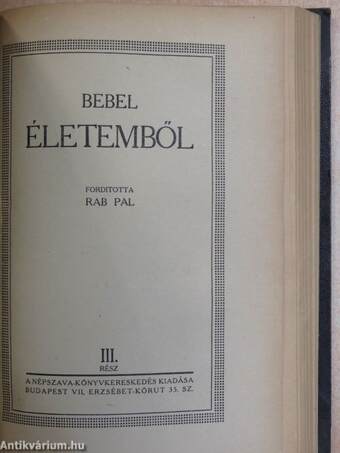 Életemből I-III.