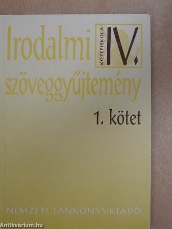 Irodalmi szöveggyűjtemény IV/1.