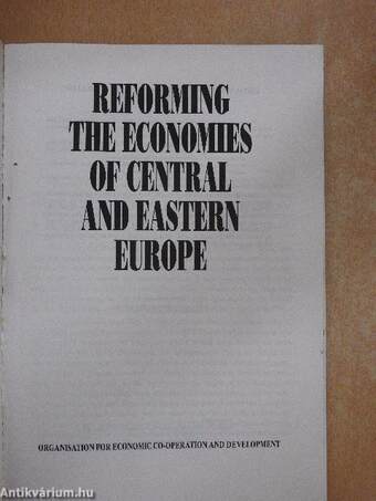 Reforming the Economies of Central and Eastern Europe