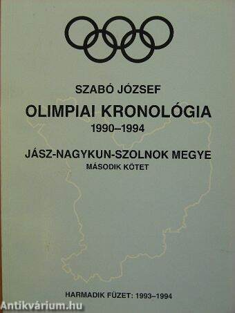 Jász-Nagykun-Szolnok Megye Olimpiai Kronológia 1990-1994 II.