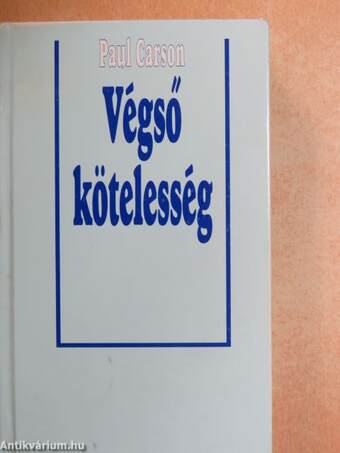 Végső kötelesség