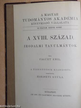 A XVIII. század