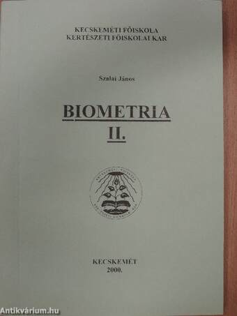 Biometria II.