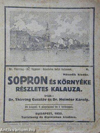 Sopron és környékének részletes kalauza