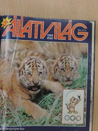 Állatvilág 1988. január-június/Új Állatvilág 1988. ősz-tél, 1989. tavasz-ősz