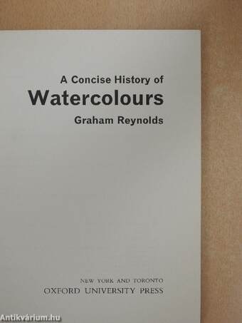 A Concise History of Watercolours