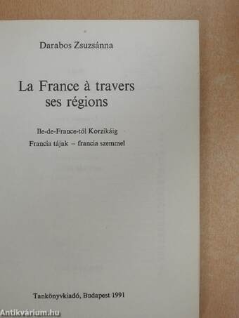 La France á travers ses régions