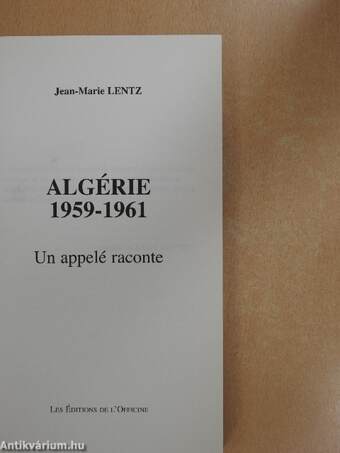 Algérie 1959-1961