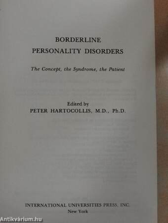 Borderline Personality Disorders