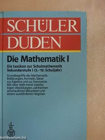 Schülerduden Die Mathematik I.