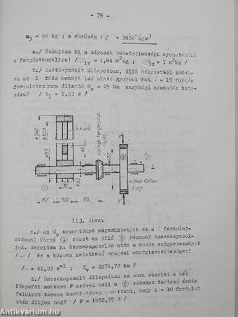 Műszaki mechanika példatár III.