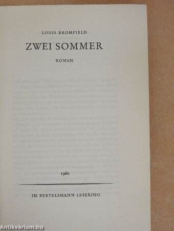 Zwei Sommer