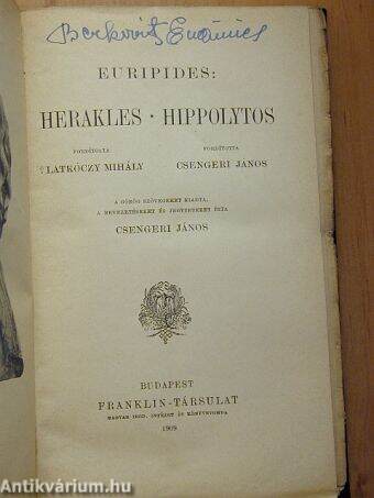 Herakles/Hippolytos