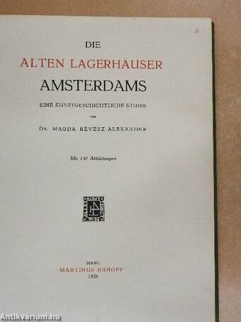 Die alten Lagerhäuser Amsterdams