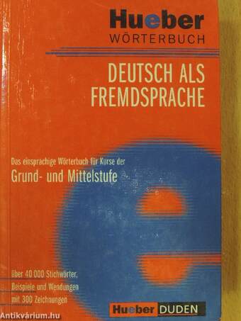 Deutsch als Fremdsprache - Hueber Wörterbuch