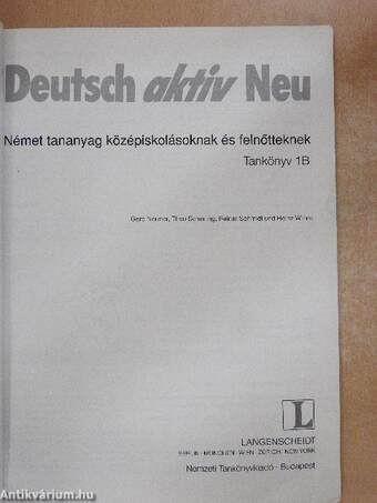 Deutsch aktiv Neu 1B - Lehrbuch