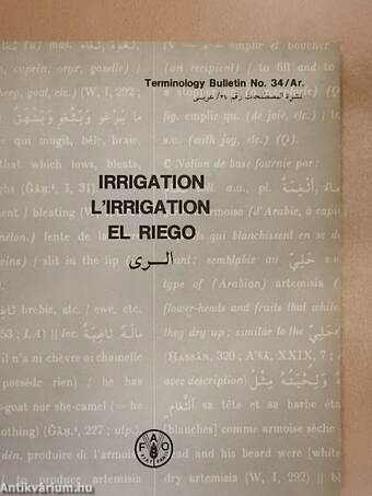 Selected terms of irrigation