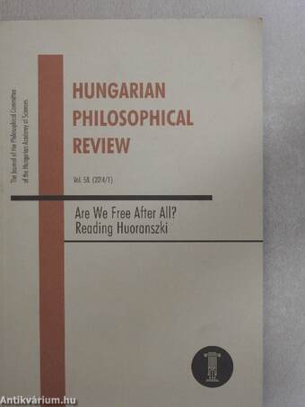 Hungarian Philosophical Review 2014/1