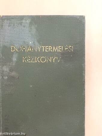 Dohánytermelési kézikönyv