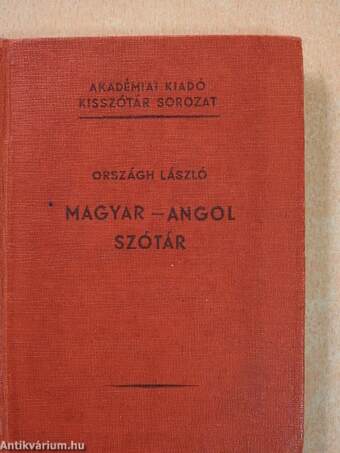 Magyar-angol szótár