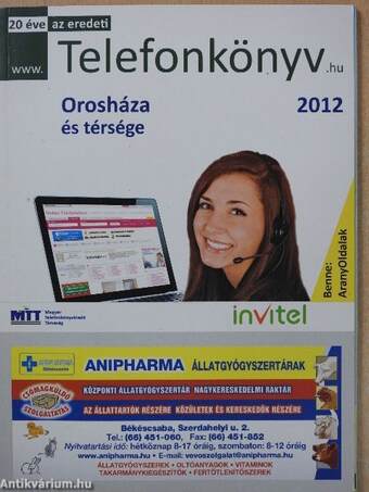 Telefonkönyv - Orosháza és térsége 2012