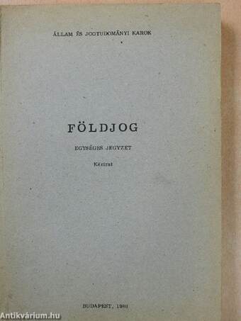 Földjog