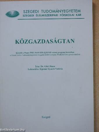 Közgazdaságtan