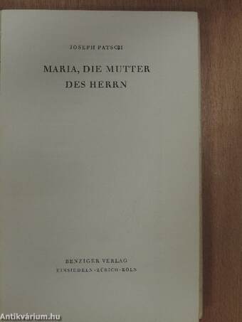 Maria, die Mutter des Herrn