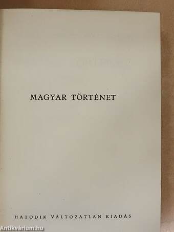 Magyar történet IV.