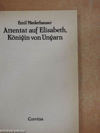 Attentat auf Elisabeth, Königin von Ungarn