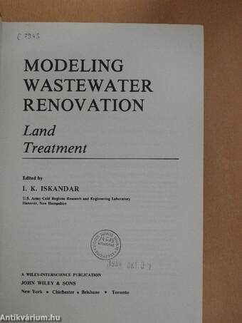 Modeling Wastewater Renovation