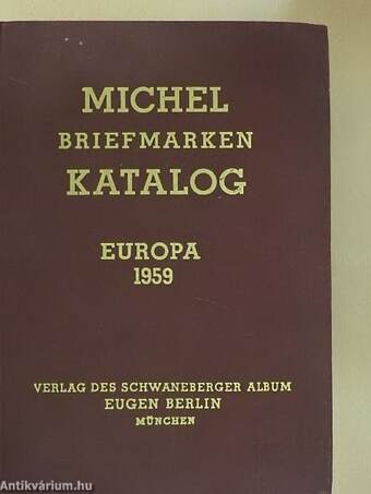 Michel Briefmarken Katalog - Europa 1959