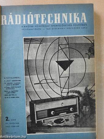 Rádiótechnika 1962, 1965. (vegyes számok, 14 db)