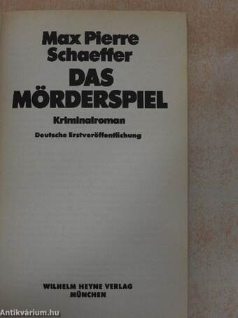 Das Mörderspiel