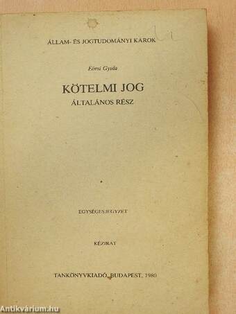 Kötelmi jog