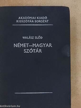 Német-magyar szótár