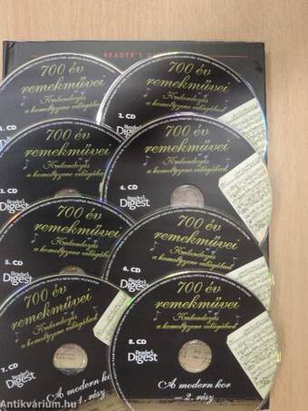 700 év remekművei - 8 db CD-vel