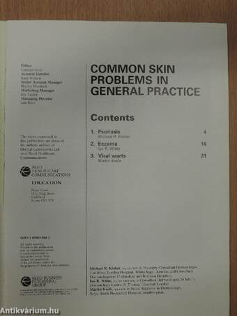 Common Skin Problems in General Practice