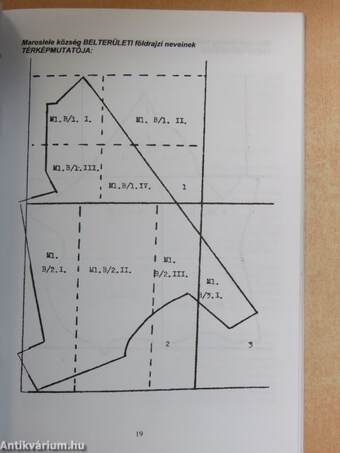 Maroslele község földrajzi nevei