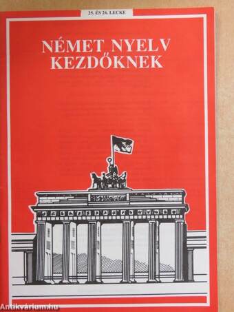 Német nyelv kezdőknek 25-26. lecke