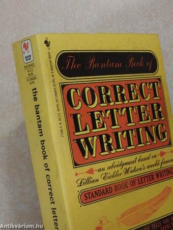 The Bantam Book of Correct Letter Writing