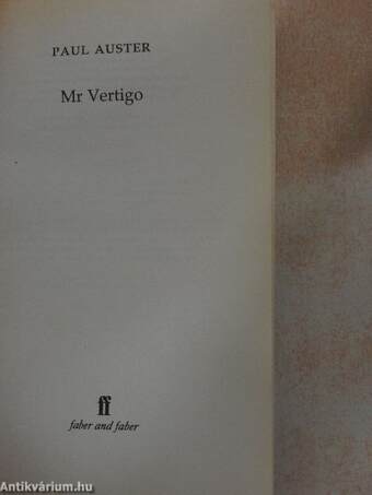 Mr Vertigo