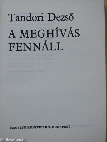 A meghívás fennáll