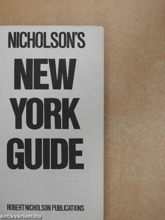 Nicholson's New York Guide