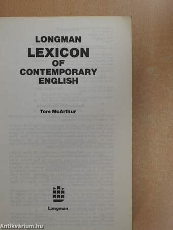 Longman Lexicon of Contemporary English