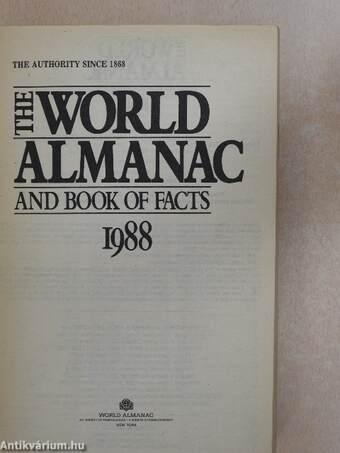 The World Almanac and Book of Facts 1988