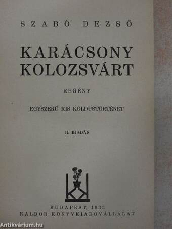 Karácsony Kolozsvárt