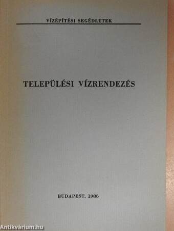 Települési vízrendezés