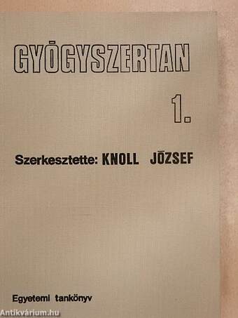 Gyógyszertan 1-2.